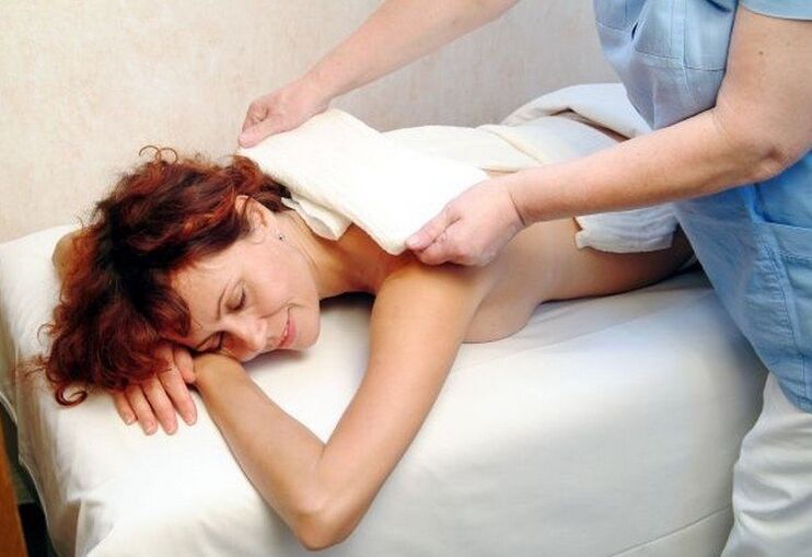 Compresa para osteocondrose cervical